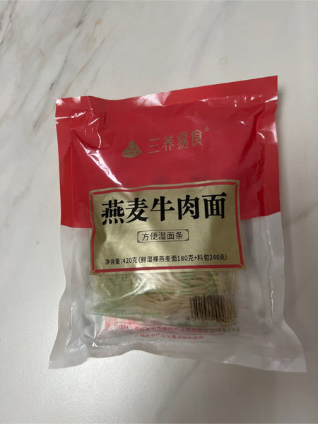 三养易食 燕麦牛肉面