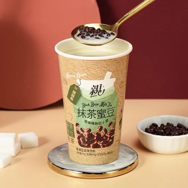 浙江<em>亲亲</em>食品 <em>亲亲</em>抹茶蜜豆奶茶