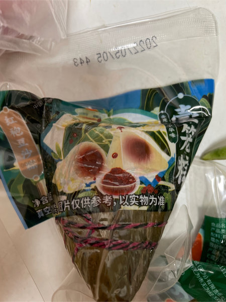 三只松鼠 壹笼粽红袍豆沙粽/130g