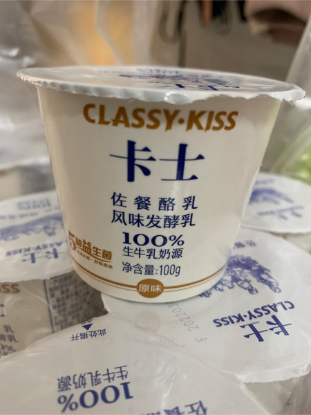 CLASSY·KISS卡士 卡士佐餐鲜酪乳风味发酵乳6连杯