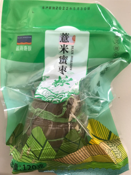 蓝海嘉厨 薏米蜜枣粽