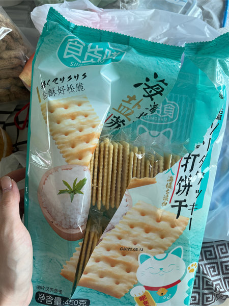 食货喵 海盐苏打饼干