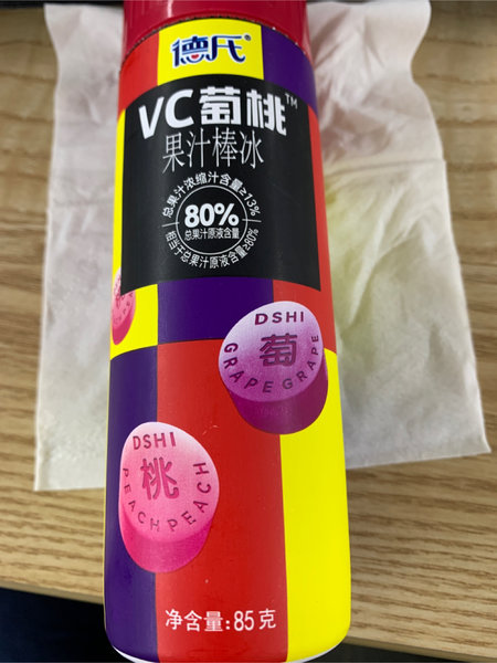 德氏 VC萄桃果汁棒冰