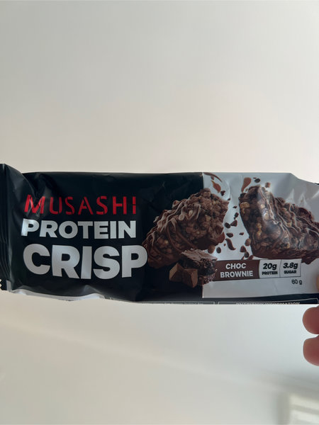 Musashi Chocbrowniecrisp蛋白棒