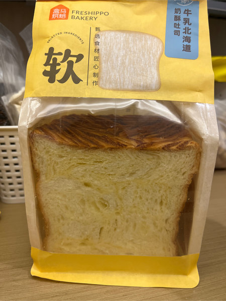 盒马 牛乳北海道奶酥吐司吐司