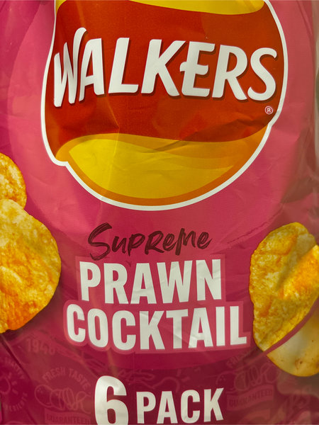 Walkers prawncocktail薯片【大虾冷盘】