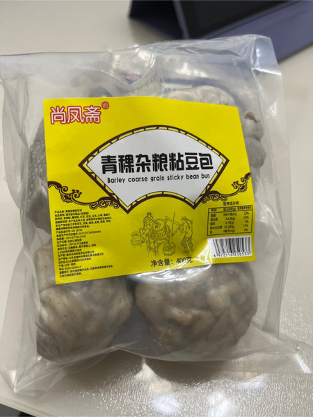 尚凤斋 牌青稞杂粮粘豆包100g