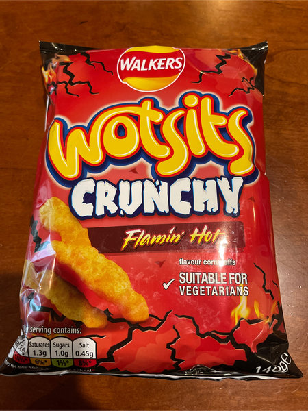 Walkers 火焰辣玉米泡芙