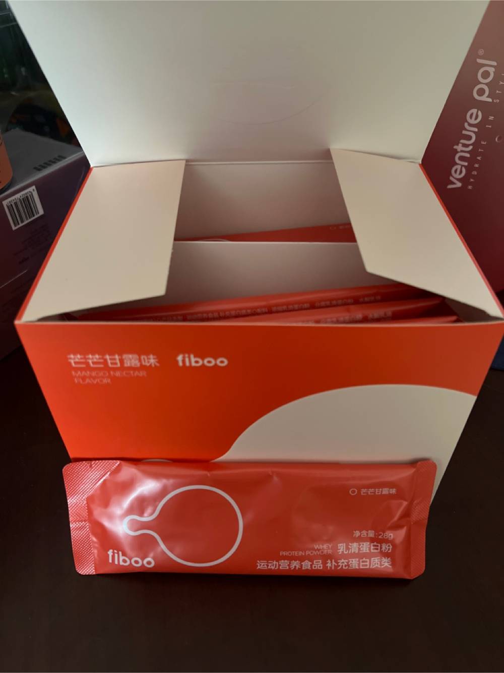 fiboo 乳清蛋白粉芒芒甘露味/28g*21