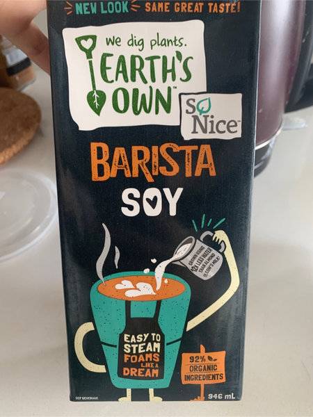 earth's own Barista Soy