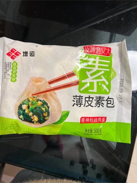 增运 薄皮素包【香辣粉丝鸡蛋味】