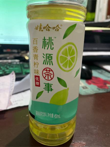 娃哈哈 桃源茶事百香青柠味果味茶饮料