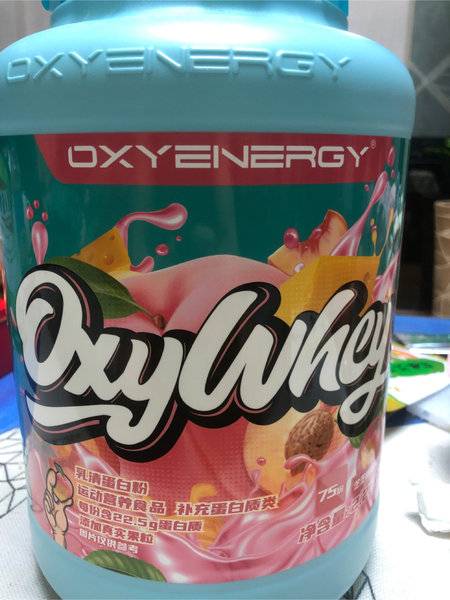 OXYENERGY OXYWHEY乳清蛋白粉(2250g/桶)芝芝桃桃风味