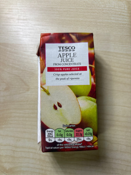 Tesco 苹果汁