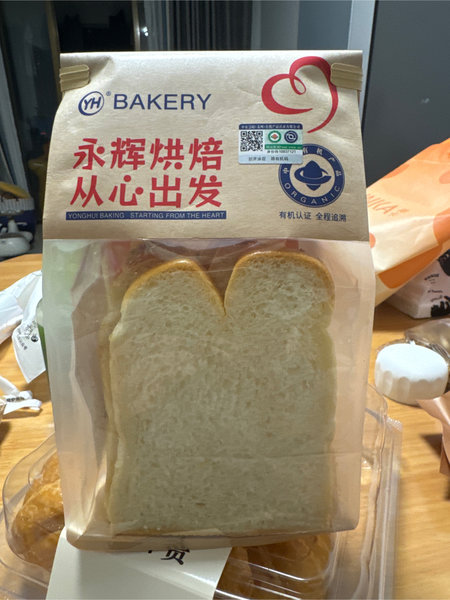 永辉烘焙 有机牛奶吐司【牛奶味】