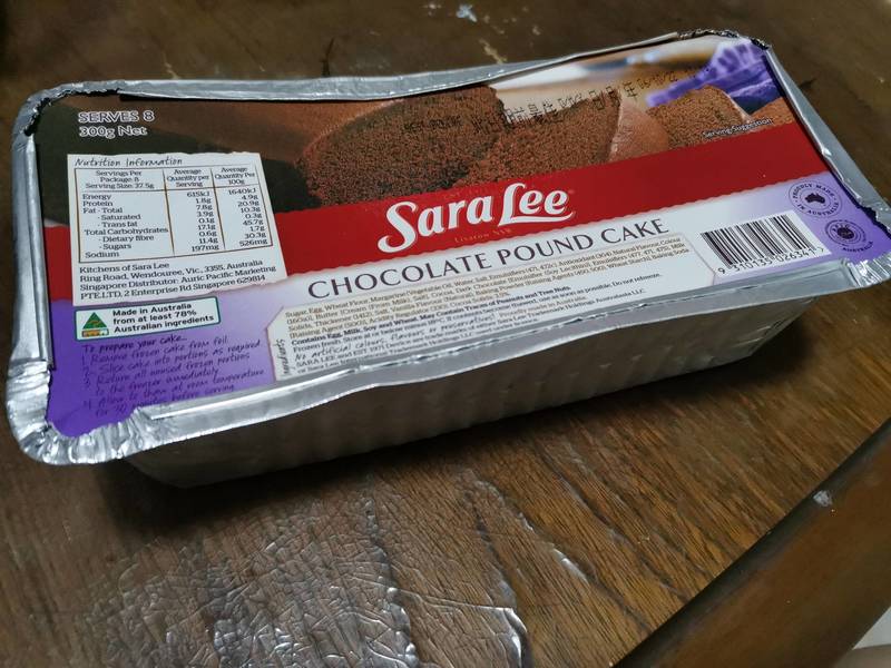 Sara Lee ChocolatePoundCake