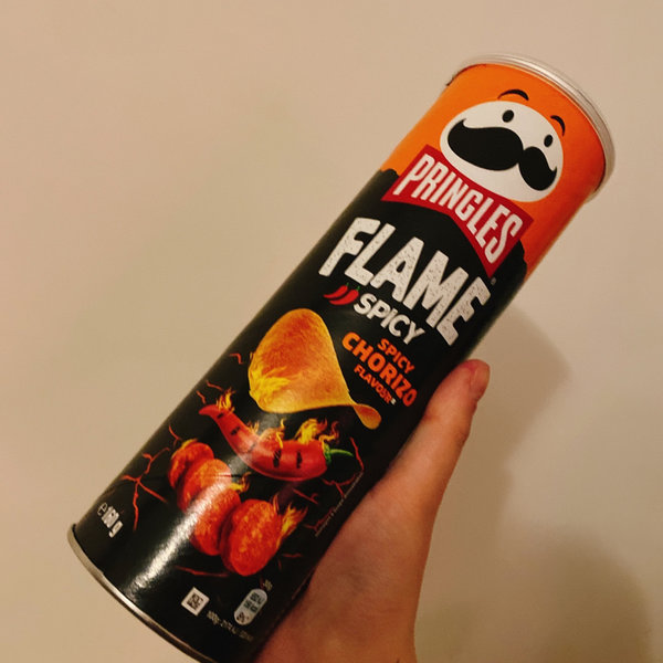 pringles ChipsFlameSpicyaugoûtSpicyChorizo