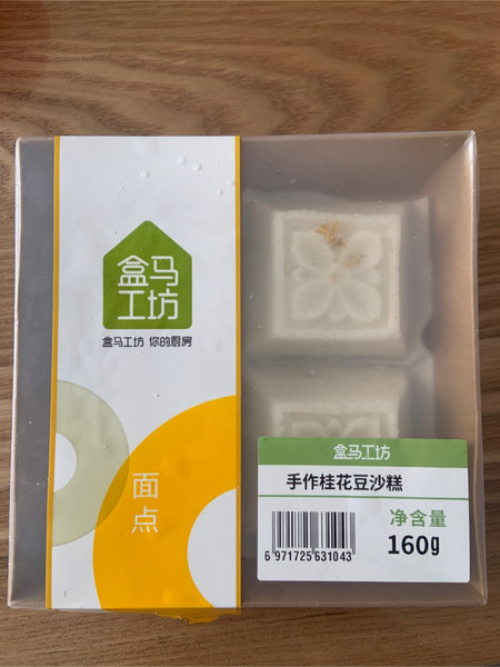 盒马工坊 手作桂花豆沙糕