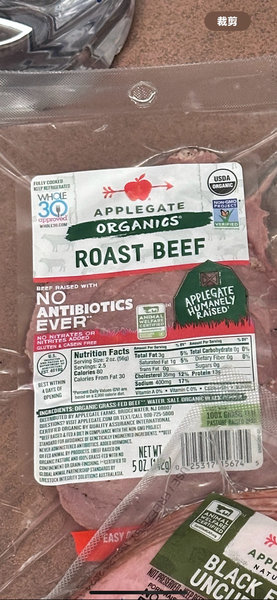 Applegate Organics <em>roastbeef</em>