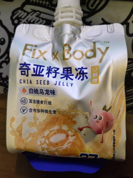 Fix <em>XBody</em> 奇亚籽果冻_白桃乌龙味