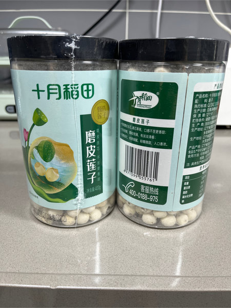 十月稻田 <em>磨皮</em>莲子400g