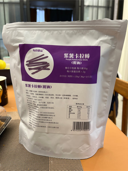 每食健益 紫薯卡拉棒