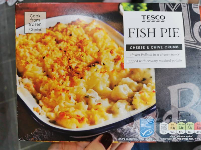 Tesco fishpie