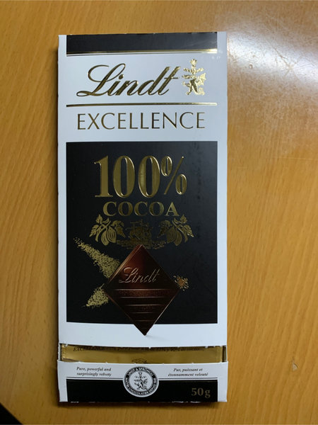 Lindt 100%darkchocolate