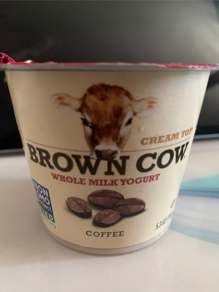 brown cow Yogurt