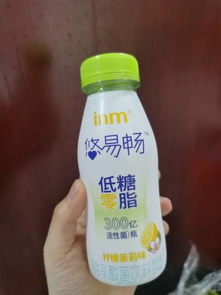 inm 悠易畅不添加蔗糖225ml(柠檬茉莉味)