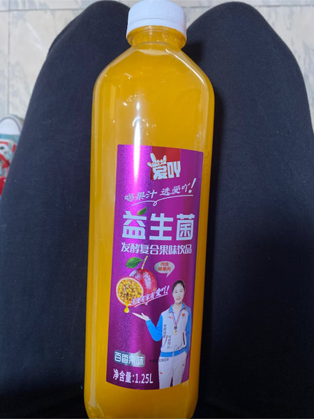 爱吖 1.25L<em>百香</em>果汁风味饮料(<em>果肉</em>型)