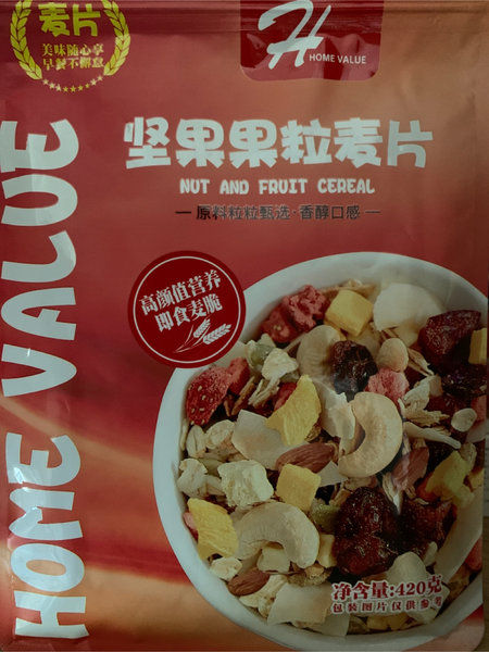 Home Value HOME VALUE坚果果粒麦脆420g