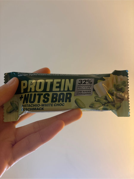 Lidl Protein+NutsBar【开心果白巧】