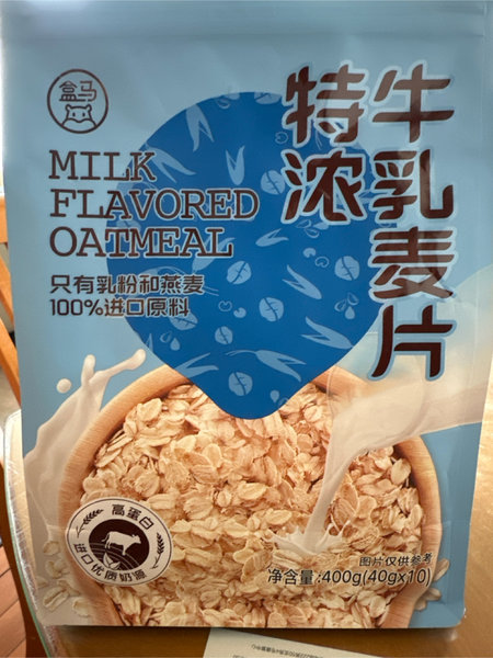 盒马 特浓牛乳燕麦