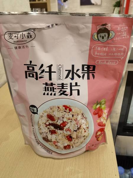 麦可小森 高纤水果麦片