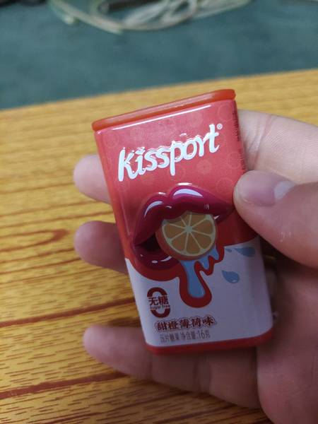 kissport 无糖薄荷糖甜橙薄荷味