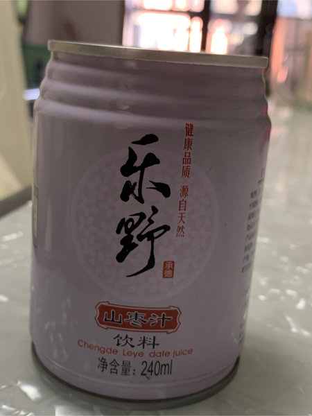 乐野 山枣汁饮料240ml/罐