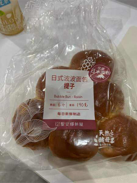 圣安娜饼屋 日式波波面包(提子)