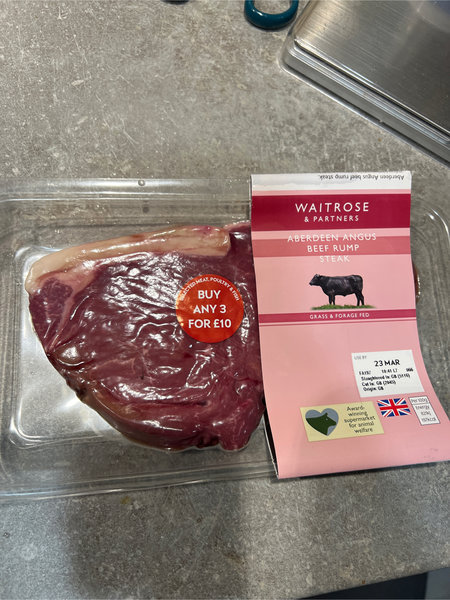 Waitrose angusbeefrumpsteak