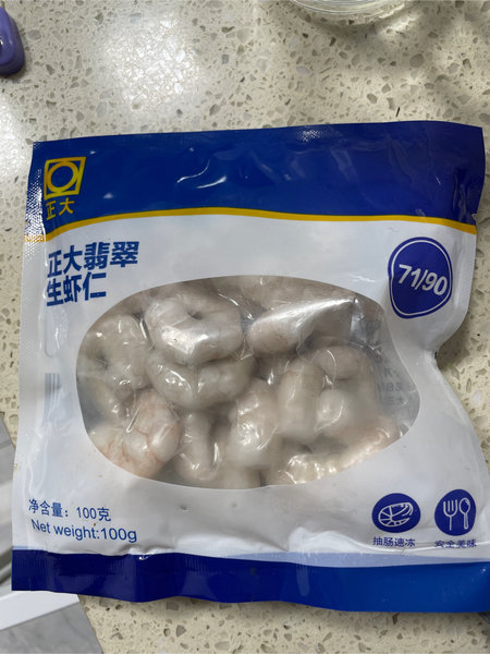 正大 翡翠生虾仁 71/90 100g