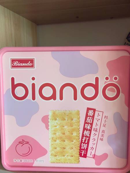 <em>biando</em> 梳打饼干【番茄味】