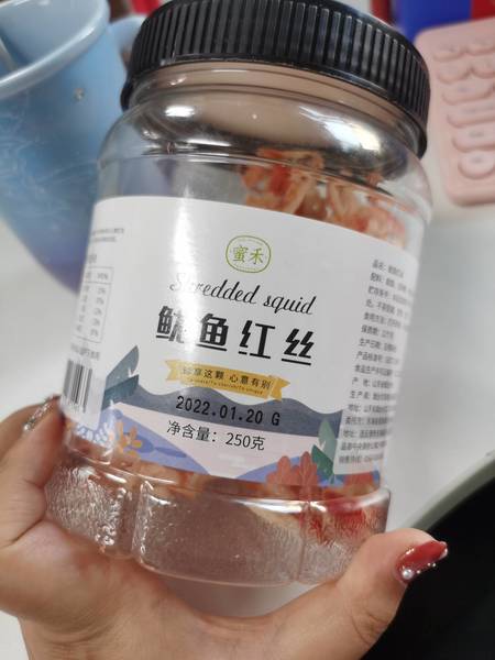 蜜禾 鱿鱼红丝250g