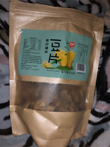 乐此 辣柠檬豆片