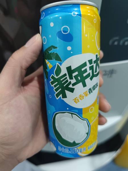 美年达 百香果青椰SLEEK CAN330ML