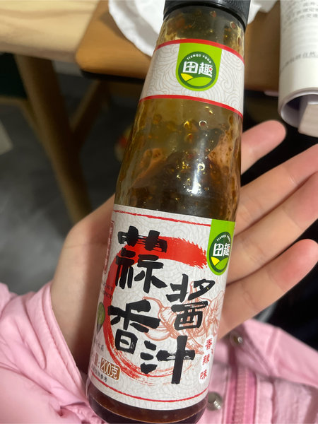 田趣 蒜香酱汁(香辣味)200克