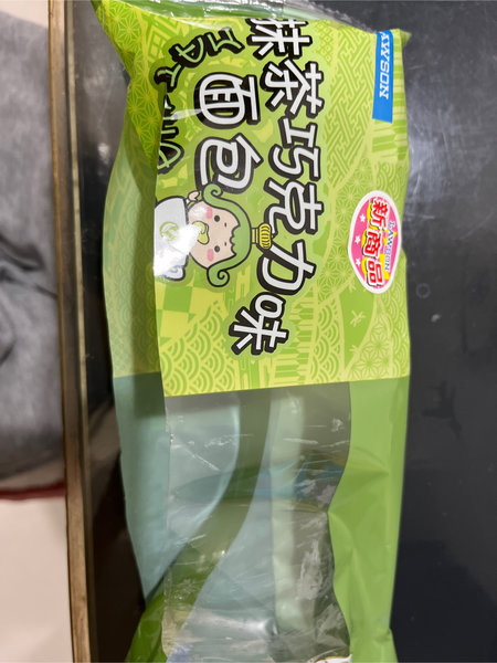 罗森 抹茶巧克力味面包