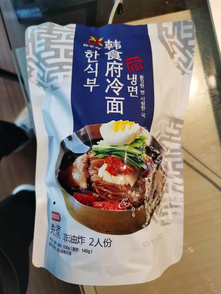 韩食府<em>冷面</em> 酸<em>辣味</em>非油炸免煮<em>冷面</em>面饼一人份