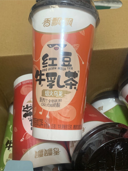 香飘飘 焙火乌龙红豆牛乳茶(奶茶固体饮料)55克