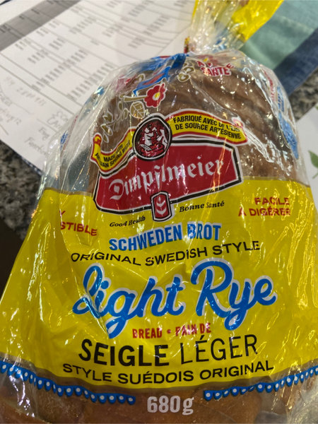 Dimpflmeier SchwedenBrotLightRye26g/slice