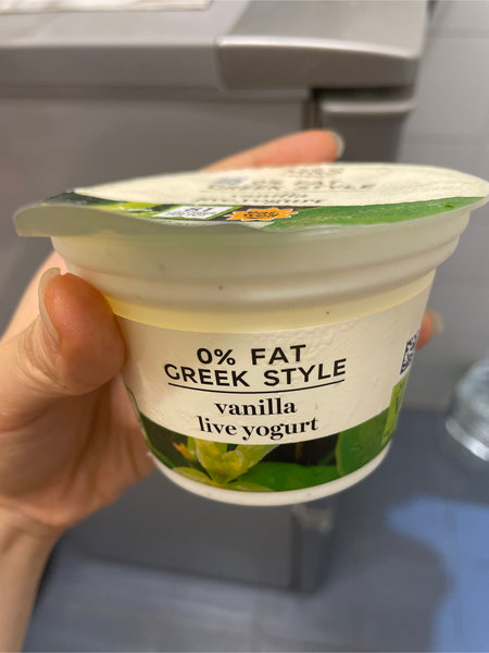 M&S 0%fatvanillaliveyogurt